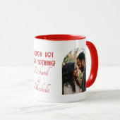 Funny Liebe Zitat Custom Foto und Namen Red Tasse (VorderseiteRechts)