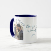 Funny Liebe Zitat Custom Foto und Namen Tasse (Vorderseite Links)