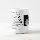 Funny Lieber Daddy Personalisiertes Foto Vatertag Kaffeetasse (Mittel)