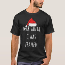 Funny Lieber Santa I war gerahmt Weihnachten lusti