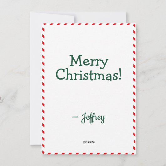 Funny Lieber Weihnachten in meiner Verteidigung We (Rückseite)