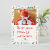 Funny Lieber Weihnachten Weihnachten Foto (Stehend Vorderseite)