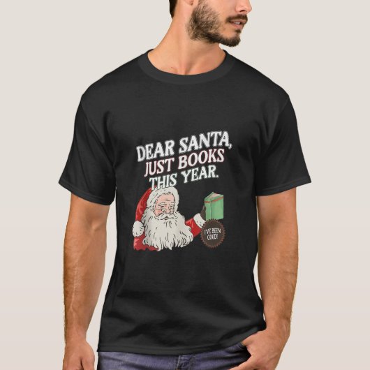 Funny Lieber Weihnachtsbücher dieses Jahr Weihnach T-Shirt (Vorderseite)