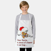 Funny Lieber Weihnachtsmann Weihnachtsliste Klein Schürze (Getragen)