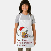 Funny Lieber Weihnachtsmann Weihnachtsliste Klein Schürze (Insitu)