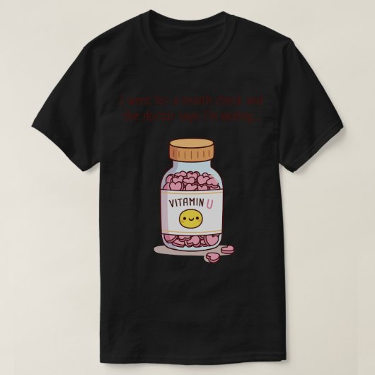Funny Lieferwagen Line Fehlen Vitamin U T-Shirt (Design vorne)