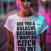 Funny Lieferwagen Line: Kolache CZECH AUSFÜHREN T-Shirt