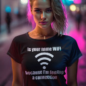 Funny Lieferwagen Line: WIFI-Verbindung T-Shirt