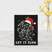 Funny Ließ es fließt Anatomie Herz Herz Herz Nurse Karte (Gelbe Blume)