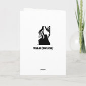 Funny Ließ Kamala Finish Geburtstag Karte (Rückseite)