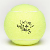 Funny Ließ meine Bälle machen die reden maßgeschne (Vorderseite)