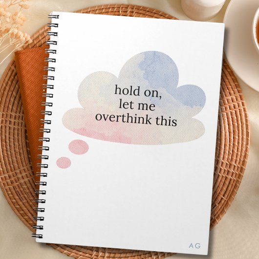 Funny Ließ mir zu überdenken, diese pastellfarbene Notizblock