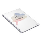 Funny Ließ mir zu überdenken, diese pastellfarbene Notizblock (Rechte Seite)