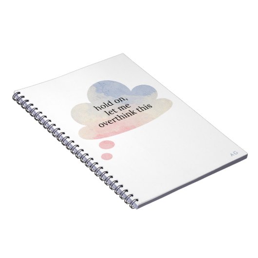 Funny Ließ mir zu überdenken, diese pastellfarbene Notizblock (Rechte Seite)