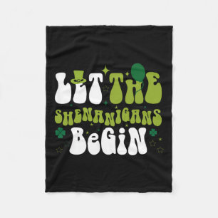 Funny Ließ The Shenanigans Begin Boys Girls St Pat Fleecedecke