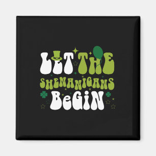 Funny Ließ The Shenanigans Begin Boys Girls St Pat Magnet