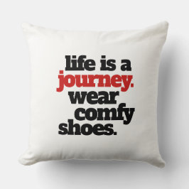 Funny Life ist eine Reise ... Kissen