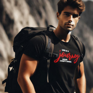 Funny Life ist eine Reise-Wear Comfy Shoes T-Shirt