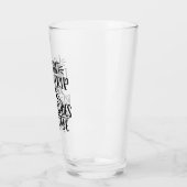 Funny LIfe ist Kurz Inspiration Text Glas (Links)