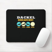 Funny Life mit Dackel Hund Mousepad (Mit Mouse)