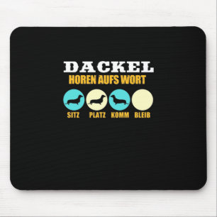 Funny Life mit Dackel Hund Mousepad