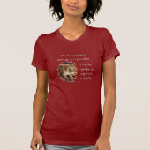 Funny Life Quote Surface Cool Inside Squirrel T-S T-Shirt (Vorderseite)