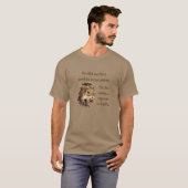 Funny Life Quote Surface Cool Inside Squirrel T-Sh T-Shirt (Vorne ganz)