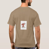 Funny Life Quote Surface Cool Inside Squirrel T-Sh T-Shirt (Rückseite)