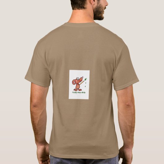 Funny Life Quote Surface Cool Inside Squirrel T-Sh T-Shirt (Rückseite)