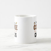 Funny Life Quote Typography Cup | Mom Chaos Gift Kaffeetasse (Mittel)