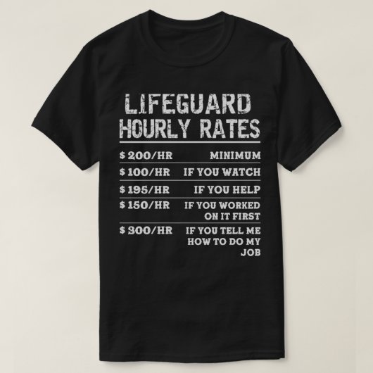 Funny Lifeguard Nie falsch Funny Geschenk Cooles S T-Shirt (Design vorne)