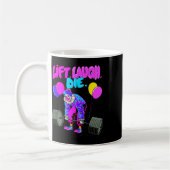 Funny Lift Lagh Die Gym Weightlift Bodybuildin Kaffeetasse (Links)