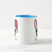 Funny Light Fawn Frenchie Santa Paws Weihnachten Tasse (Zentrum)