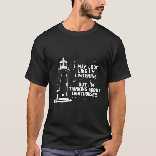 Funny Lighthouse Navigationssystem Ocean Men Wom T-Shirt (Vorderseite)