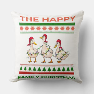 Funny Lights Encks Weihnachtstiere Kissen