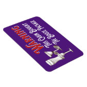 Funny Lila Booze Cabin Door Cruise Ship Magnet (Rechte Seite)