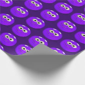 Funny Lila Geschenkpapier (Ecke)