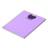 Funny Lila Ram Chinese Year Zodiac Notepad Notizblock (Rotiert)