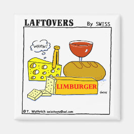 Funny Limburger Smelly Cartoon Laftovers Magnet