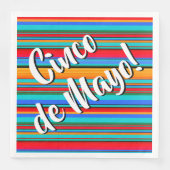 Funny Lime With Sombrero Party Serviette (Vorderseite)