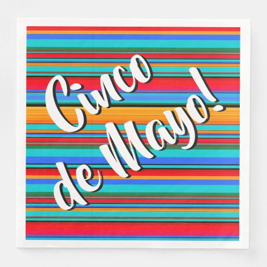 Funny Lime With Sombrero Party Serviette (Vorderseite)