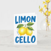 Funny Limoncello La Dolce Vita Karte (Gelbe Blume)