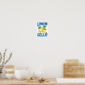 Funny Limoncello La Dolce Vita Poster (Küche)