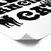 Funny Line Dance Shirt Line Tänzer Quote Line Danc Poster (Ecke)