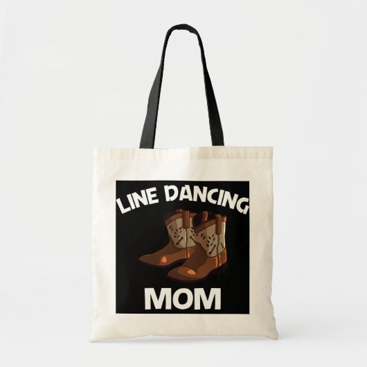 Funny Line Tanz Geschenk Mama Frauen Country Line Tragetasche (Vorne)