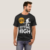 Funny Lineman Design wird bezahlt für High zu werd T-Shirt (Vorne ganz)