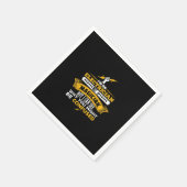 Funny Lineman ein Geschenk an einen Elektro Serviette (Ecke)