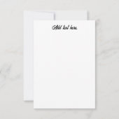 Funny Lineman Stundenkarte Karte (Rückseite)