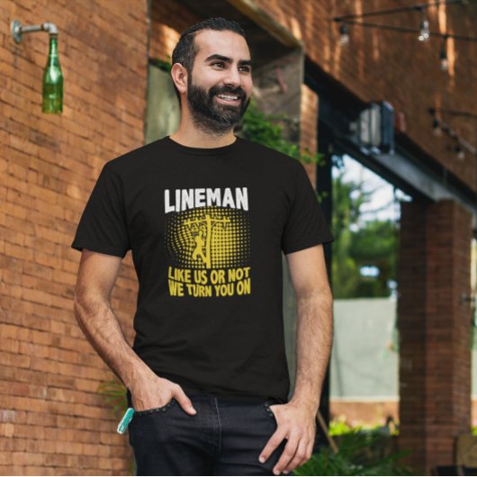 Funny Lineman Zitat Elektrischer Drahtseil T-Shirt