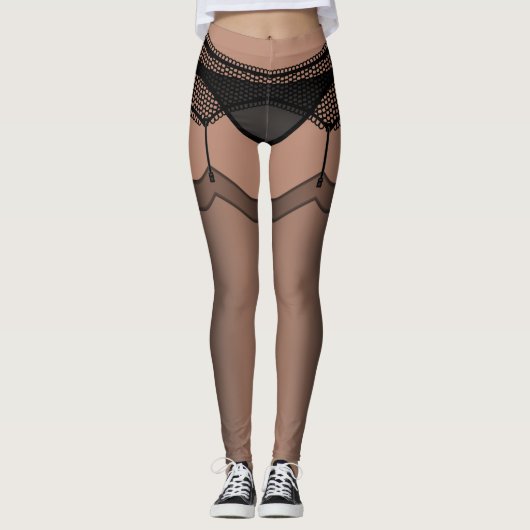 Funny Lingerie Leggings Strumpfs Kostümzüchter (Vorderseite)